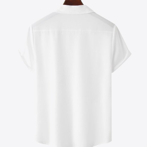 Full Size Button-Up Lapel Collar Shirt - Picture 6 of 11